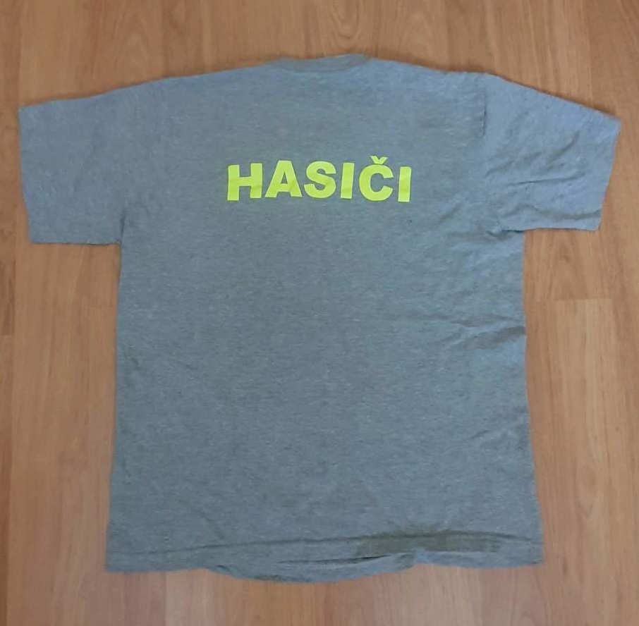 bavlnené tričko HASIČI