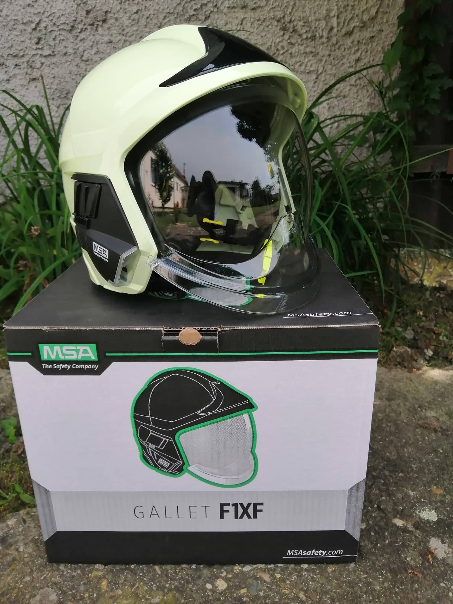 MSA GALLET F1 XF číry štít
