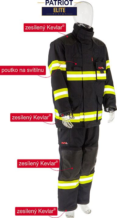 Hasičský zásahový oblek DEVA, PATRIOT ELITE CZ 2019