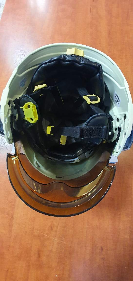 MSA GALLET F1 XF zlatý štít