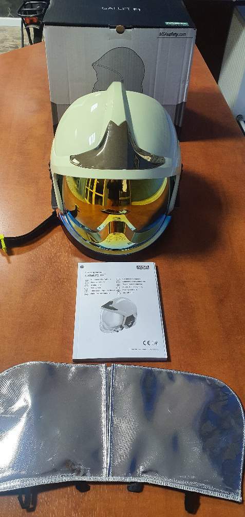 MSA GALLET F1 XF zlatý štít